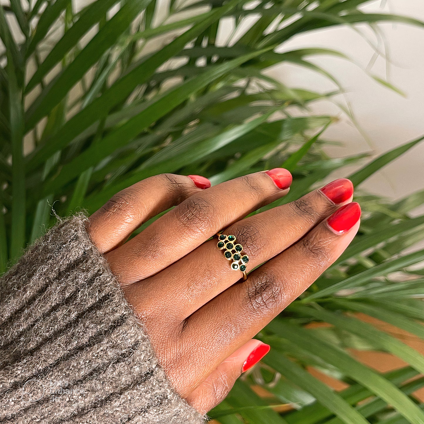Bague Charmante | Acier inoxydable et zircon