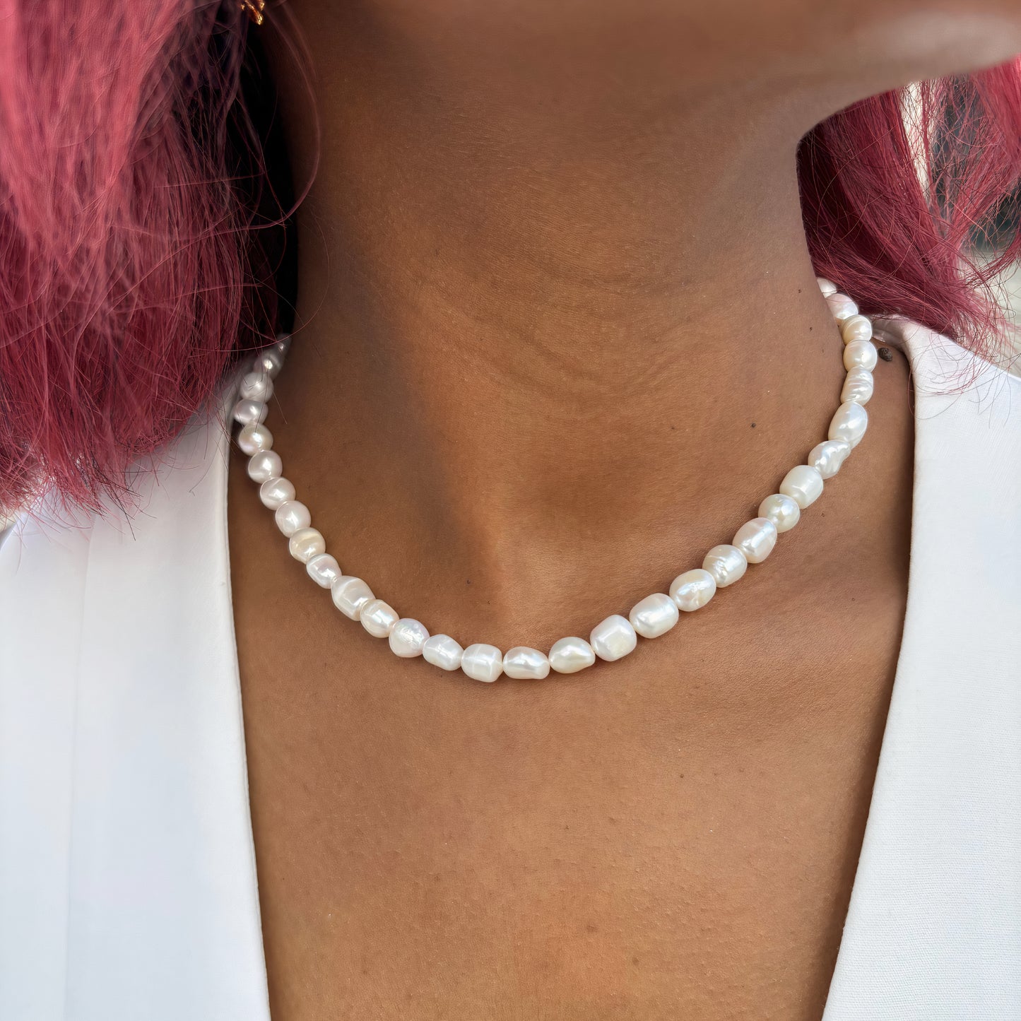 Collier Grey | Perles d'eau douce