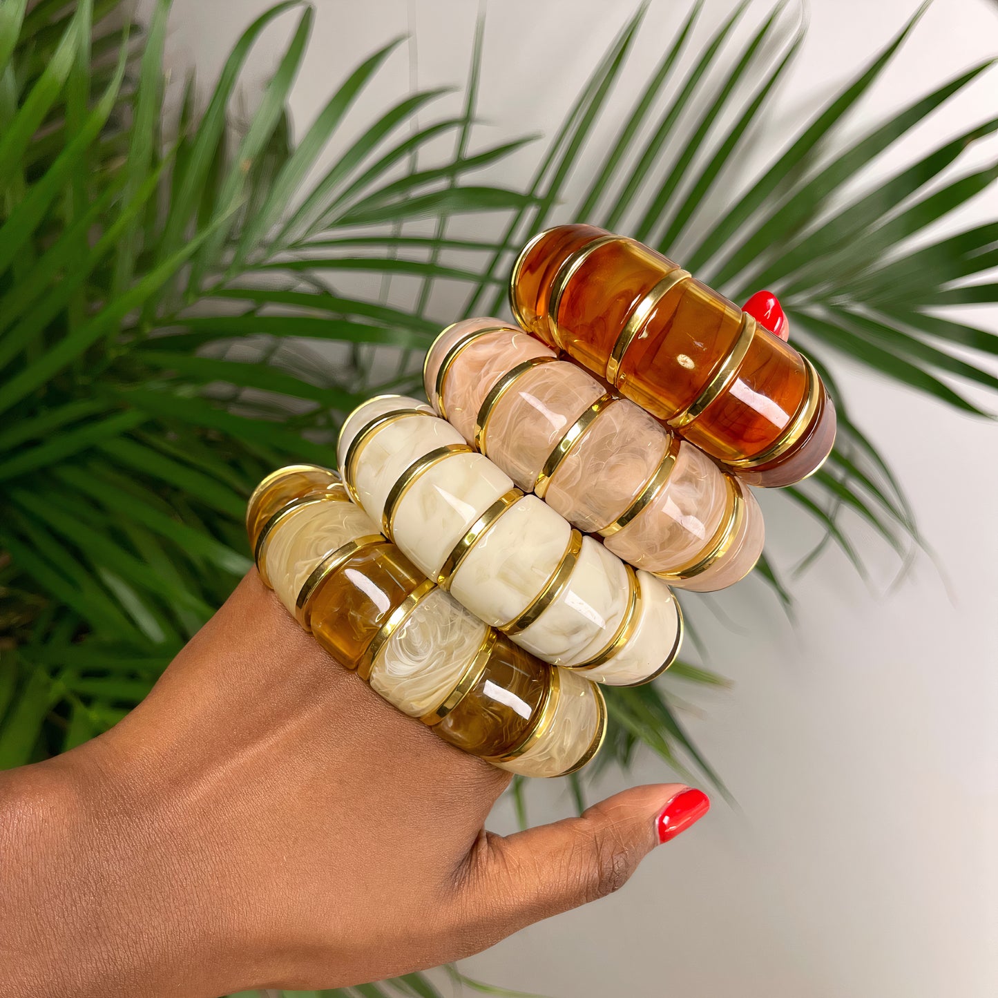 Bracelet Malya | Acrylique élastique