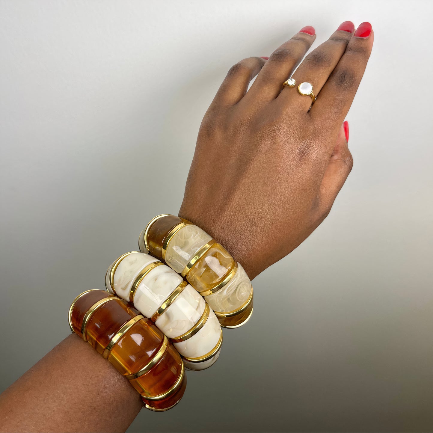 Bracelet Malya | Acrylique élastique