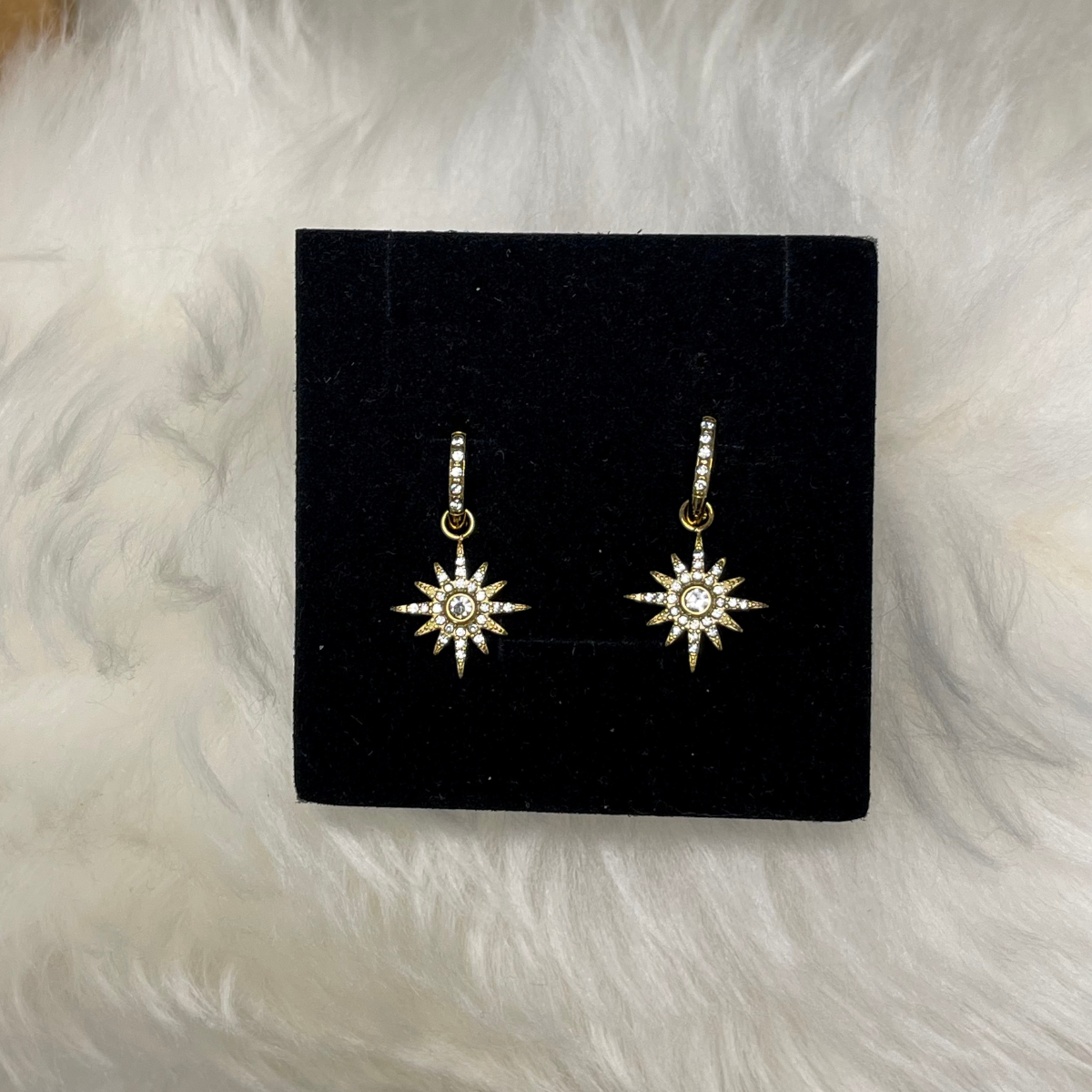 Boucles Hélène | Acier inoxydable, Zircon