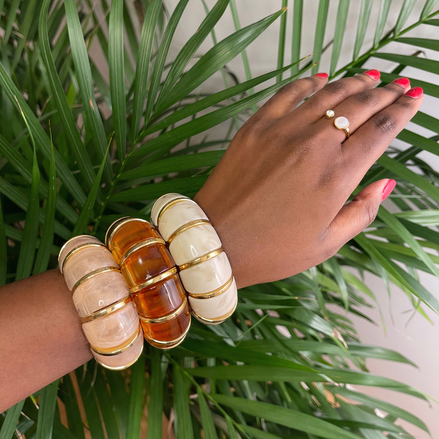 Bracelet Malya | Acrylique élastique