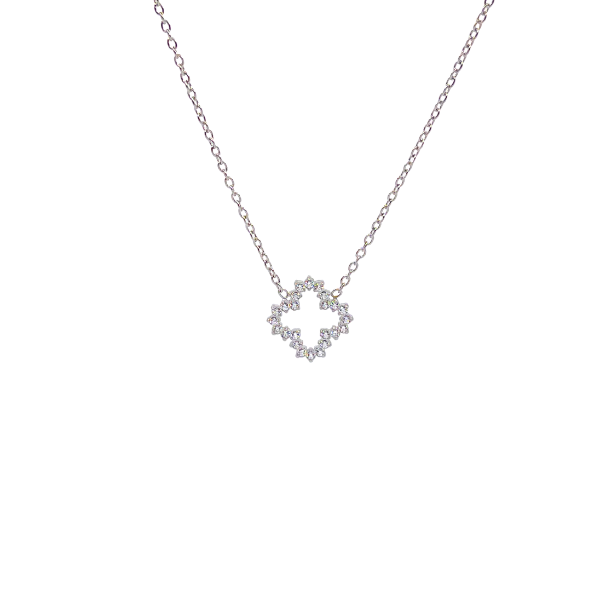 Collier Daisy | Trèfle avec strass