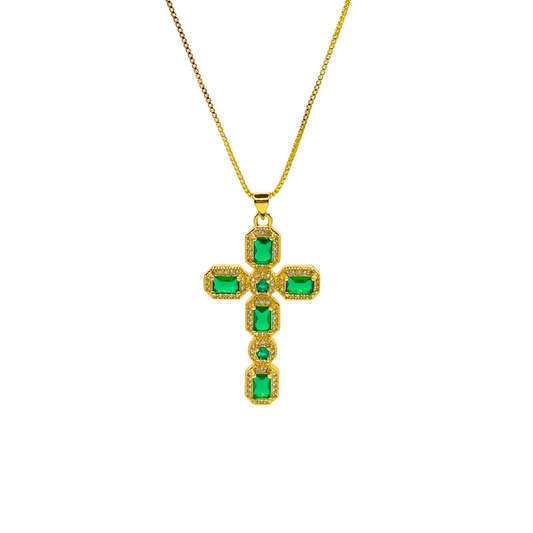 Collier Ray | croix en Acier inoxydable