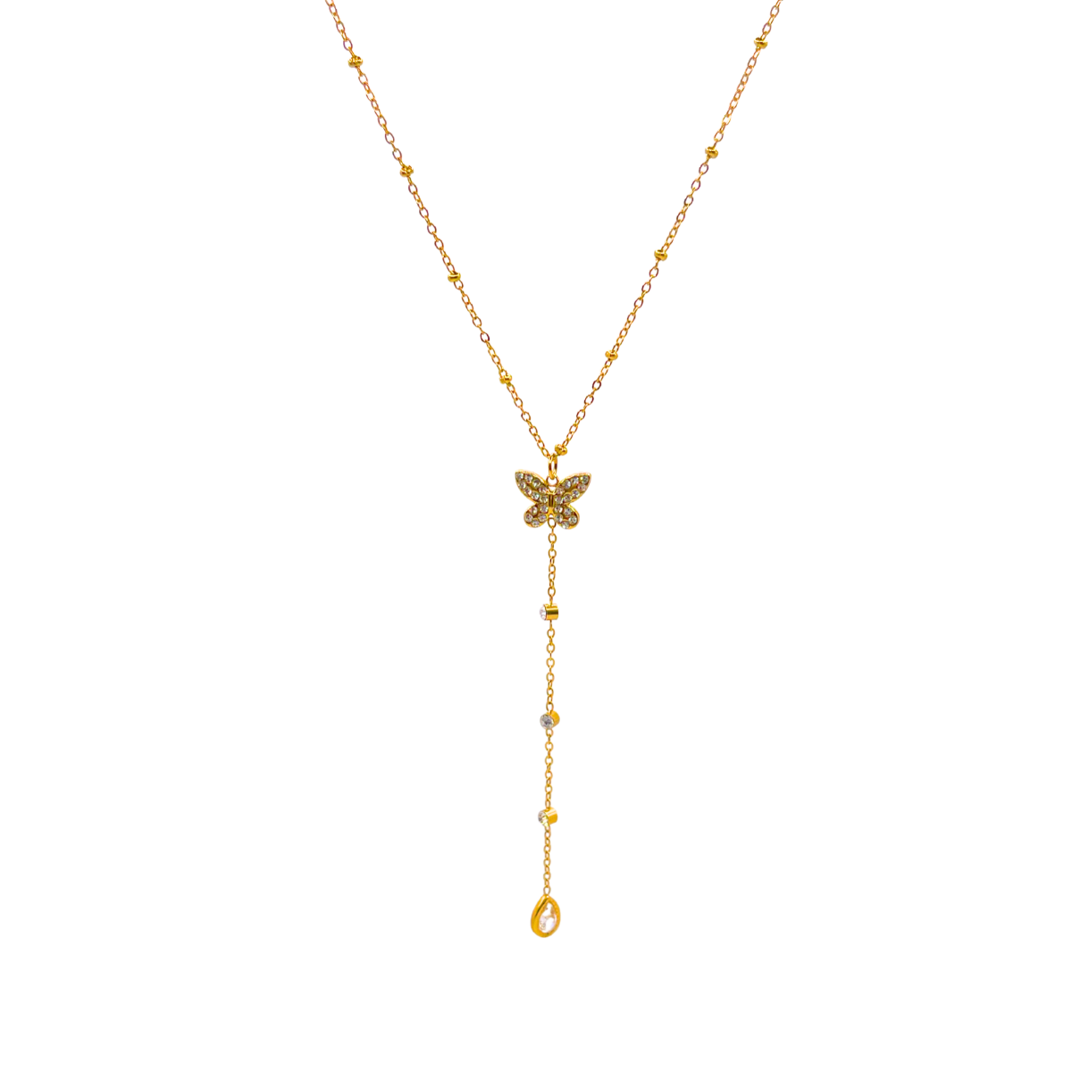 Collier Bernice | Acier inoxydable et Zirconium