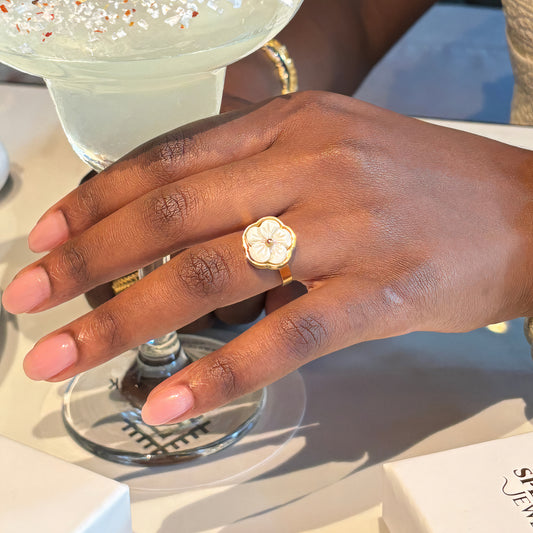 Bague Rosa | Acier inoxydable