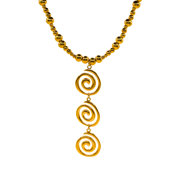 Collier 3 Snail | Acier Inoxydable